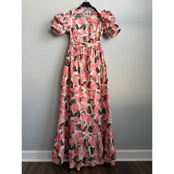 Agua by Agua Bendita Amapola Anturios Dress Size Small - Picture 10 of 15